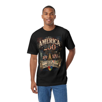 America 250 Tism Patriotism unisex classic tee product view